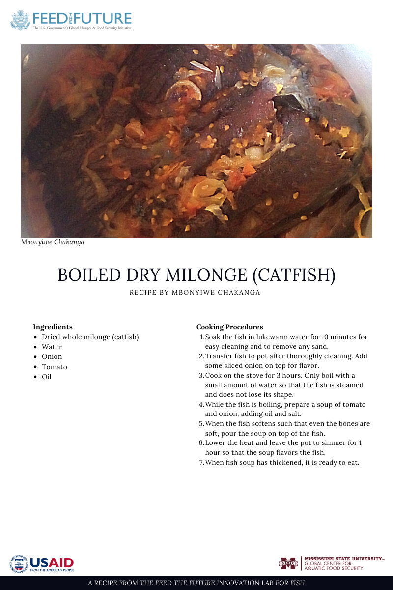 Nutritional Benefits of Boiled Dry Milonge (Catfish), Recipe from